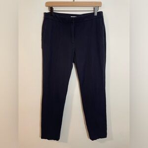 J. Jill Pants Navy Blue Premium Bi-Stretch Slimming Ankle Length Pants Size 10
